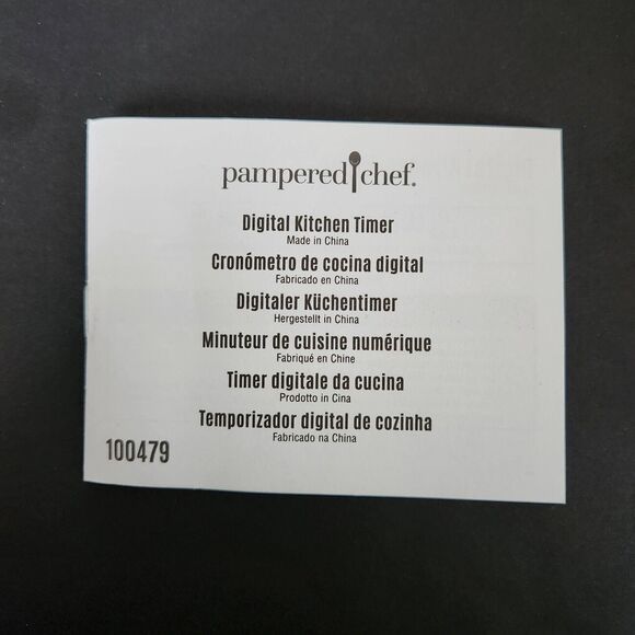 Pampered Chef Digital Kitchen Timer 100479 - Picture 7 of 8